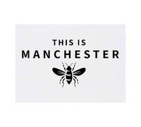 Azeeda 'This Is Manchester Bee' Temporary Tattoo - A6 (TO00106133)