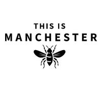 Azeeda 'This is Manchester Bee' Unmounted Rubber Stamp - for Crafting, Scrapbooking and Card Making - Size A8 (RS00069962)