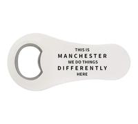 Azeeda 'This is Manchester We Do Things Differently' Bottle Opener Fridge Magnet (BO00107436)