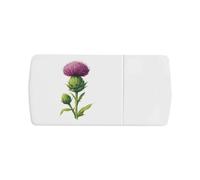 Azeeda 'Thistle Flower ' Pill Box with Tablet Splitter (PI00036217)