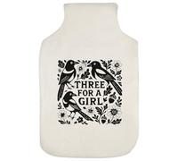 Azeeda 'Three for a Girl' Hot Water Bottle Cover (HW00051138)