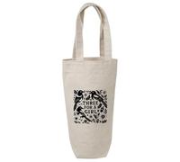 Azeeda 'Three for a Girl' Wine Bottle Bag - Natural (BL00051205)
