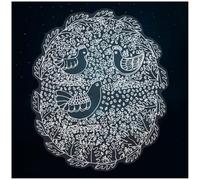 Azeeda 'Three French Hens' Window Cling - White, 21cm (WC00013058)