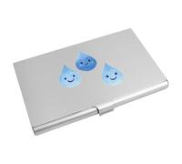 Azeeda 'Three Happy Water Drops' Business Card Holder/Credit Card Wallet (CH00049366)