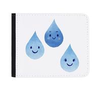Azeeda 'Three Happy Water Drops' Wallet (WL00031949)