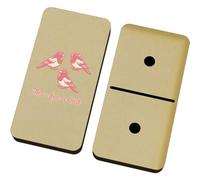 Azeeda 'Three Magpies' Domino Set with Box (DM00060302)