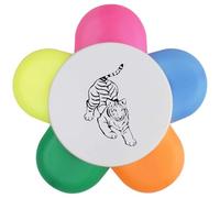 Azeeda 'Tiger Line Art' Flower Shape Highlighter Pen (HL00043982)