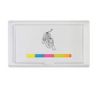 Azeeda 'Tiger Line Art' Sticky Note Ruler Pad (ST00044086)