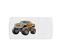 Azeeda 'Tiger Monster Truck' Pill Box with Splitter (PI00044992)