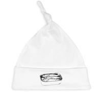 Azeeda 'Tin of Sardines' Baby Beanie Hat (BH00032674) White