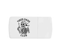 Azeeda 'Tired Dads Club' Pill Box with Tablet Splitter (PI00037751)