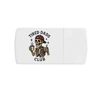 Azeeda 'Tired Dads Club' Pill Box with Tablet Splitter (PI00037752)