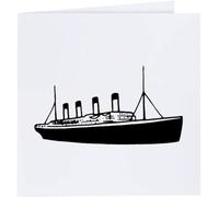 Azeeda 'Titanic Ship' Blank Greeting Card (GC00000915)