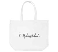 Azeeda 'To My Loving Husband' Tote Shopping Bag For Life (BG00080971)