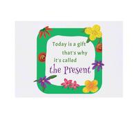 Azeeda 'Today Is A Gift' Temporary Tattoo - Water Resistant, Skin-Safe, Non-Toxic Transfer (TO00090953)