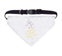 Azeeda 'Today Is Your Baptism ' Pet Bandana - White, L (PD00087816)