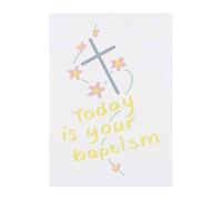 Azeeda 'Today Is Your Baptism ' Temporary Tattoo - A6 (TO00107951)