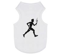 Azeeda 'Torch Runner' Pet Dog/Cat T-Shirt, M (PT00132094)