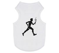 Azeeda 'Torch Runner' Pet Dog/Cat T-Shirt, XS (PT00132092)