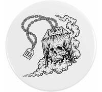 Azeeda 'Toxic Teabag' Button Badge - 77mm (BB00174984)