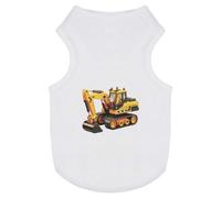 Azeeda 'Toy Excavator Digger' Pet Dog/Cat T-Shirt, L (PT00184811)