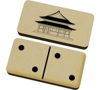 Azeeda 'Traditional Asian Building' Domino Set & Box (DM00054271)