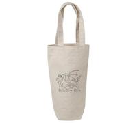 Azeeda 'Traditional Welsh Dragon' Cotton Wine Bottle Gift/Travel Bag (BL00038448)