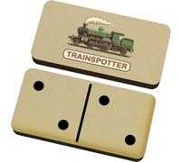 Azeeda 'Trainspotter Steam Train' Domino Set & Box (DM00057909)