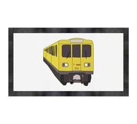 Azeeda 'Tram for City Transportation' Pet Feeding Mat (PM00033687)