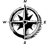 Azeeda 'Travel Compass' Reusable Stencil - Durable Decorative Template for Painting and Spraying on Walls, Tiles, Wood, Fabric & Craft Projects - XXL (A2) (WS00080562)