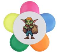 Azeeda 'Travelling Goblin' Flower Shape Highlighter Pen (HL00047091)