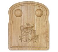 Azeeda 'Treasure Chest with Gold Coins' Wooden Breakfast Board (WB00096811)