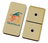 Azeeda 'Triathlon Design' Domino Set & Box (DM00051602)