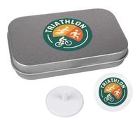 Azeeda 'Triathlon Emblem' Golf Markers Gift Set (GO00084780)