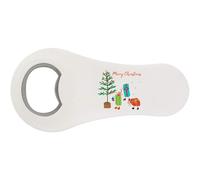 Azeeda 'Trimming The Tree' Bottle Opener Fridge Magnet (BO00099050)