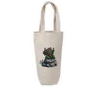 Azeeda 'Troll on Rock' Cotton Wine Bottle Gift/Travel Bag (BL00049934)