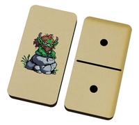 Azeeda 'Troll on Rock' Domino Set & Box (DM00057375)
