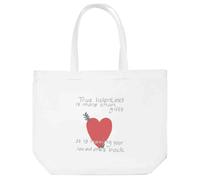 Azeeda 'True Valentines Meaning Is More Than Gifts' Tote Shopping Bag For Life (BG00081640)