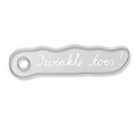 Azeeda 'Twinkle Toes' Laser-Engraved Clear Shaped Acrylic Keyring/Keychain/Key Fob/Bag Tag (AK00021067)