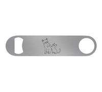 Azeeda 'Two Cats Playing' Bar Blade Bottle Opener (BR00024781)