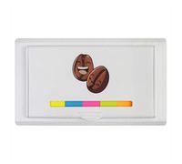 Azeeda 'Two Coffee Beans' Sticky Note Ruler Pad (ST00042810)