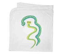 Azeeda 'Two Friendly Snakes' Cotton Baby Blanket/Shawl (BY00039370)