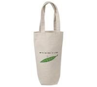 Azeeda 'Two Peas In A Pod' Cotton Wine Bottle Gift/Travel Bag (BL00045073)