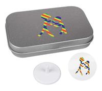 Azeeda 'Two Stick People' Golf Marker Set (GO00101032)