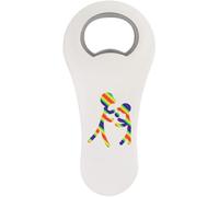 Azeeda 'Two Stick People' Magnetic Bottle Opener (BO00108842)