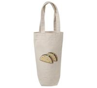 Azeeda 'Two Tacos' Cotton Wine Bottle Gift/Travel Bag (BL00048285)