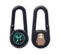 Azeeda 'Two-Toed Sloth' Compass Keyring (KC00045508)