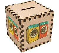 Azeeda 'Two Washing Machines' Money Box/Piggy Bank (MB00113389)