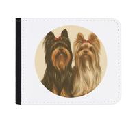 Azeeda 'Two Yorkshire Terriers Portrait' Wallet (WL00028923)