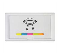 Azeeda 'UFO Line Art' Sticky Note Ruler Pad (ST00044640)